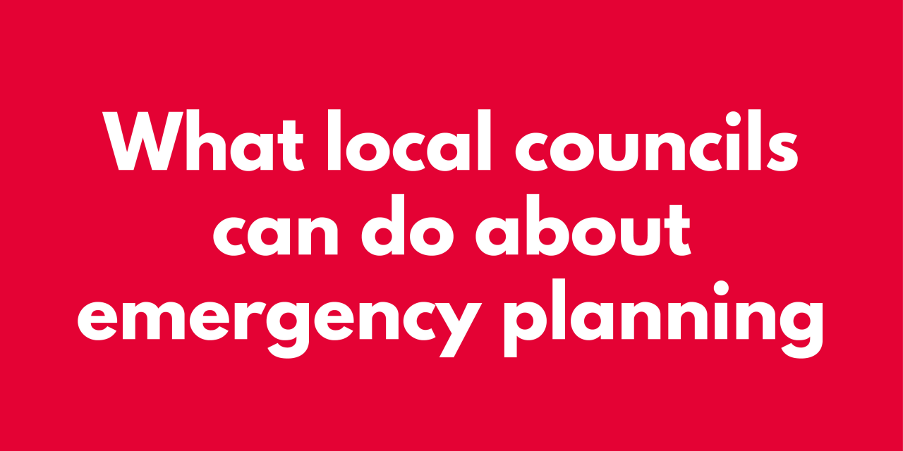 NALC launches new event on emergency planning News